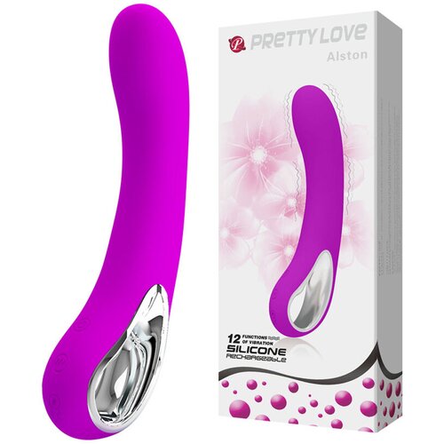  Vibrator Alston, Silikonski, 20cm, Ružičasti Slike