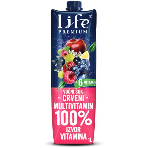 Nectar life sok crveni multivitamin 1L brik Cene