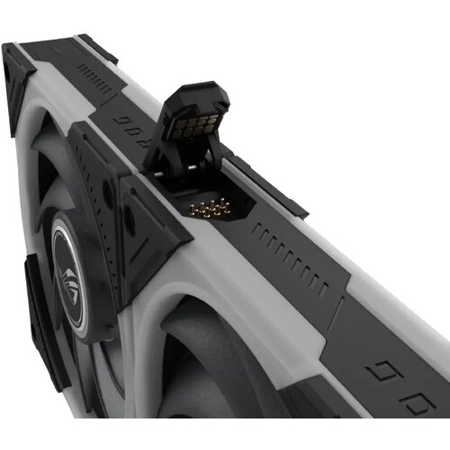 Asus rog eurux GR120 fan argb black 3IN1 crni ventilator Slike