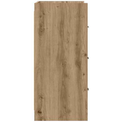  Kreveta Hrast artisan 75 x 33 x 80 cm Konstruirano drvo Slike
