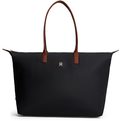 Tommy Hilfiger Nakupovalna torba 'Popette' konjak / črna Cene
