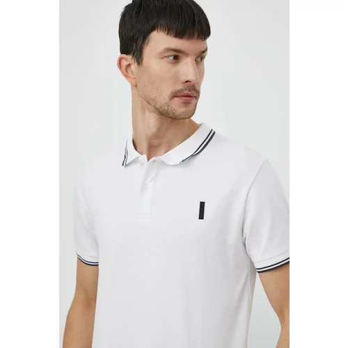 Bomboogie Polo majica za muškarce, boja: bijela, bez uzorka