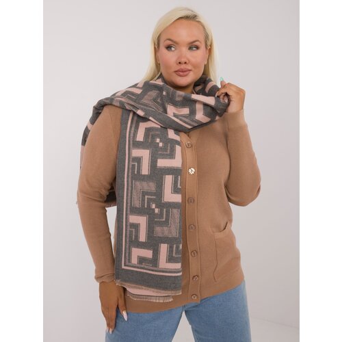 Wool Fashion Italia Scarf-AT-SZ-23158.32-grey-pink Cene