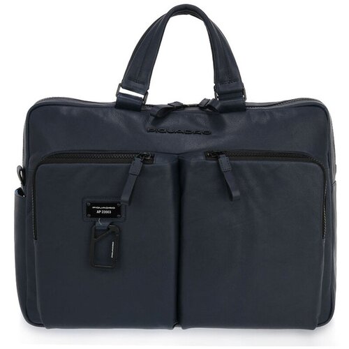 Piquadro Torbe za prenosnike BLU CARTELLA SOTTILE Modra Cene