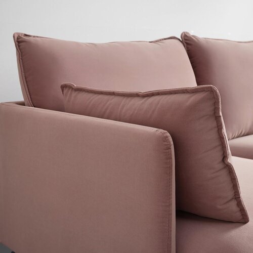 Bessagi Home sedežna garnitura rosa, oblika l Slike