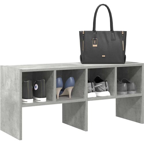 vidaXL Stalak za cipele koji se može složiti beton sivi 89,5x30x40 cm Cijene