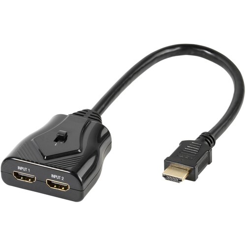 Vivanco HDMI Umschalter 2 -&amp;gt; 1, manuell 47157 1 HDMI UMSCHALTER 47/80 05 Slike