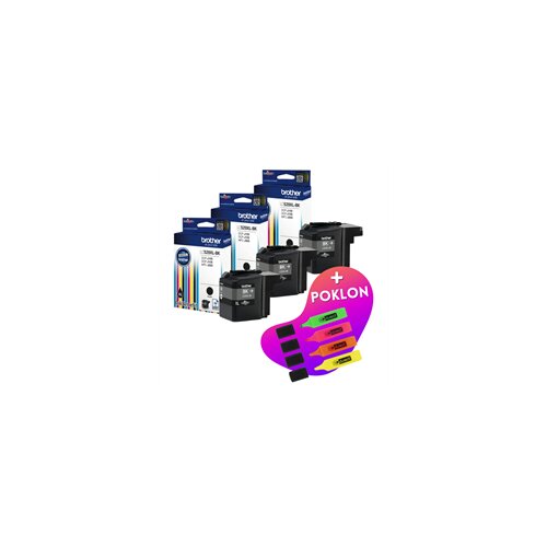 Brother Komplet tinta LC529XLBK (crna), original, 3 komada + GRATIS POKLON Cijene
