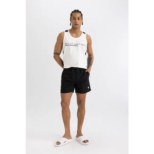 Defacto Mesh Lined Short Length Swim Shorts