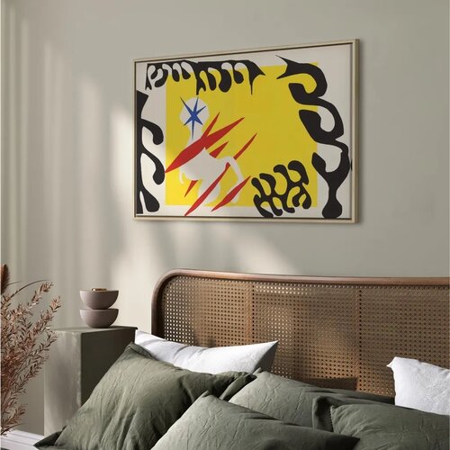  Slika - Henri Matisse &amp;ndash; Nightmare of the White Elephant 120x80 U prirodnom drvenom okviru Slike