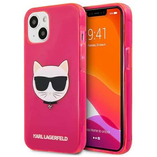 Karl Lagerfeld originalna maska za iPhone 13 mini Glitter Choupette Fluo Cijene