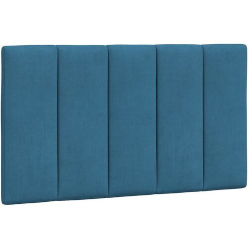 VidaXL Vzglavna stranica modra 90 cm žamet, (21048584) Slike
