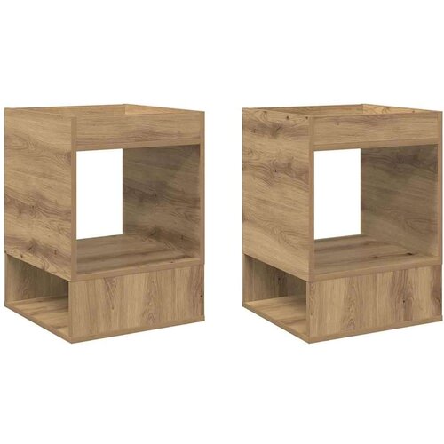  Konačna Stolić 2 pcs Umjetnički hrast 40 x 40 x 56 cm Slike