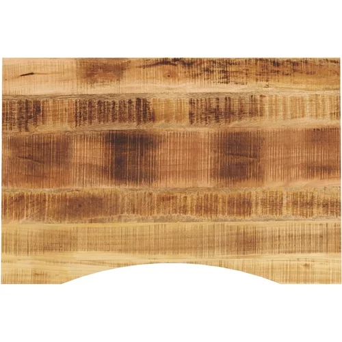 vidaXL Ploča za radni stol zaobljena 100 x 60 x 2 5 cm od drva manga
