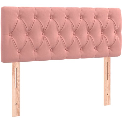 Maison Chic posteljno vzglavje - vzglavna omarica - nočna omarica roza 100x7x78/88 cm žamet, (21706032) Cene