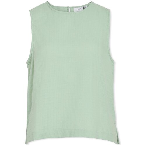 Vila Top Lania Short - Silt Green Zelena Slike