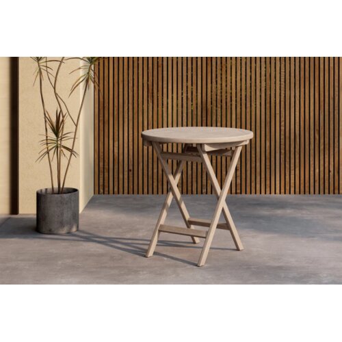 Venture Home Kenya vrtni stolić ⌀70 cm, izbijeljeni (whitewash) Cijene
