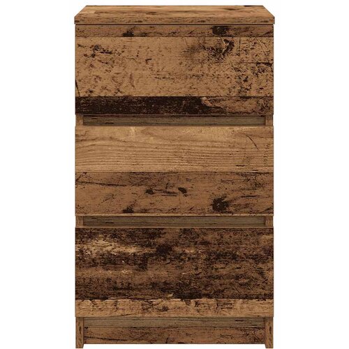  Noćni ormarići s 3 ladice 2 kom staro drvo 39x35x65 cm Slike