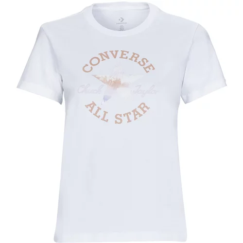 Converse Majice s kratkimi rokavi FLORAL CHUCK TAYLOR ALL STAR PATCH Bela