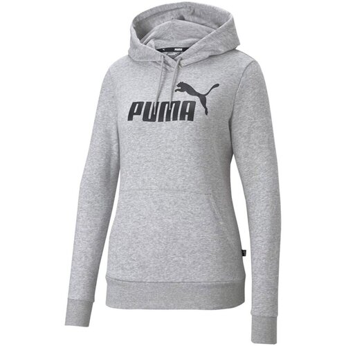Puma Ženski pulover PULOVER ESS Logo Hoody Črna Cene