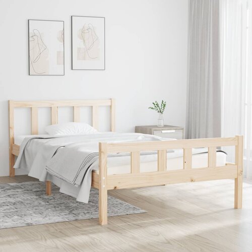 Furnova Posteljni okvir trden les 100x200 cm, (21931455) Slike
