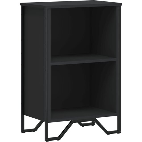 Maison Chic Knjižna omara - Knjižni regal črna 50x31x74,5 cm inženirski les, (21724969) Slike
