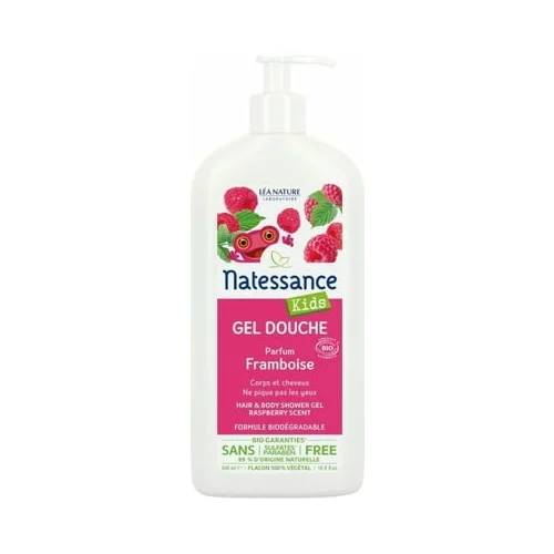 Natessance Kids 2u1 šampon i gel za tuširanje - malina