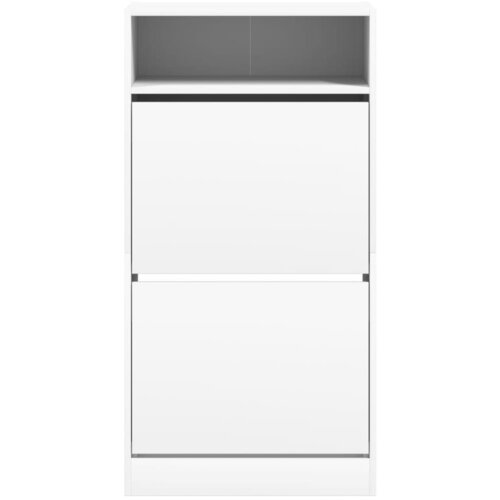  za cipele bijeli 60 x 34 x 116 cm od konstruiranog drva Slike