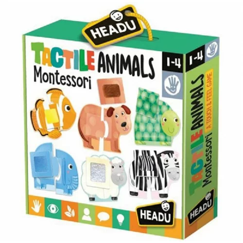 Headu montessori otroška igra tactile animals