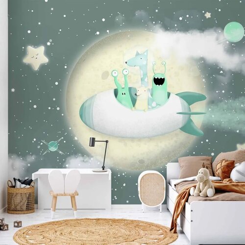  Foto tapeta - Space Adventure - Third Variant 200x140 Premium Slike