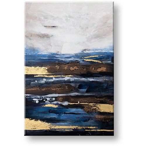  Naslikana slika na platnu pejsaž 1-delna 60x90 cm CWF11410WE1 () Slike