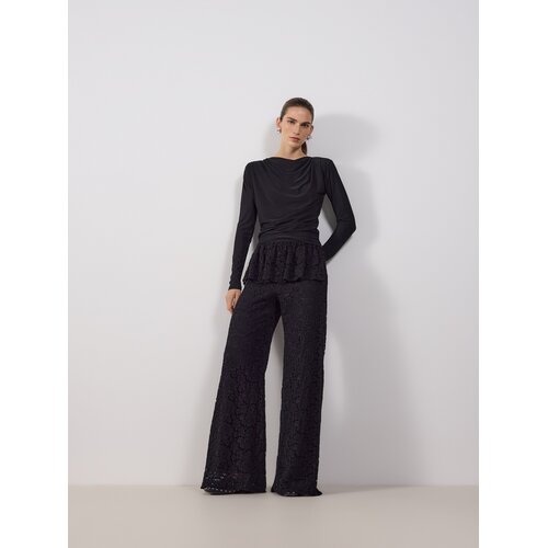 Reserved LADIES` TROUSERS - crno Cijene