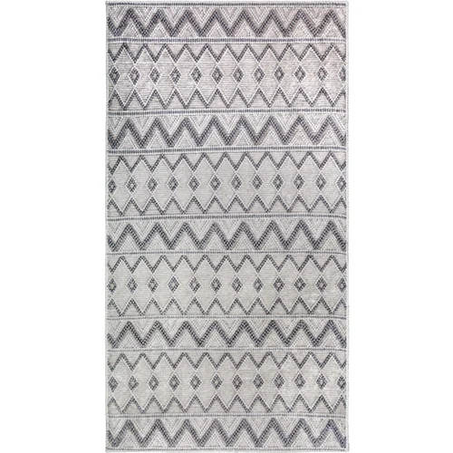 Vitaus Sivi periv tepih 160x230 cm Zig Zag –