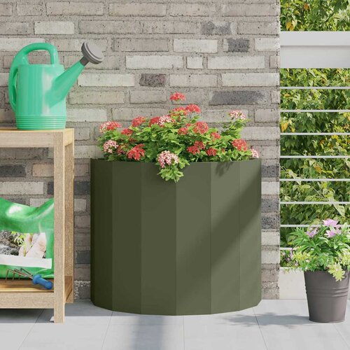  Sadilica Maslinasto zelena 60 x 30 x 50 cm Čelik Cijene