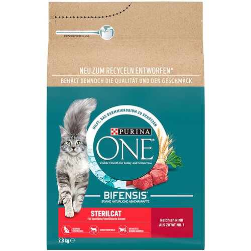 Purina ONE Sterilcat z govedino - Varčno pakiranje: 3 x 2,8 kg Cene