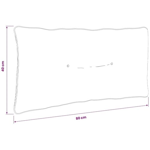  Jastučić za leđa PUTTEN 100% poliester Krem 80 x 40 x 10 cm - Krem 80 x 40 x 10 cm Melange Slike