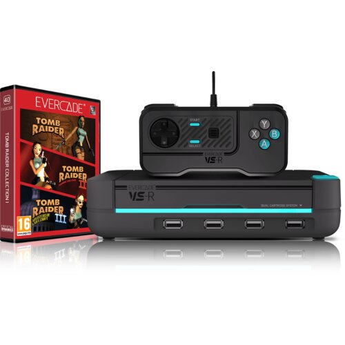 EVERCADE VS-R KONZOLA Z IGRO TOMB RAIDER COLLECTION 1 Cene