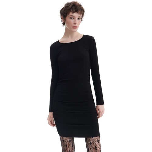 Cropp ženska midi haljina - Crna  2706W-99X Cijene