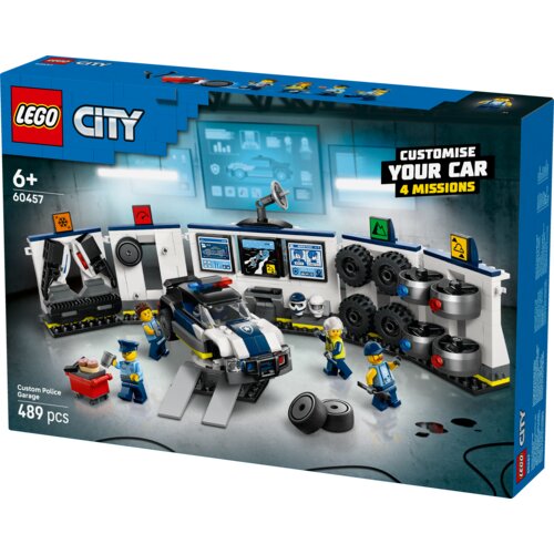 Lego city - prilagođena garaža za policijska vozila (60457) Slike