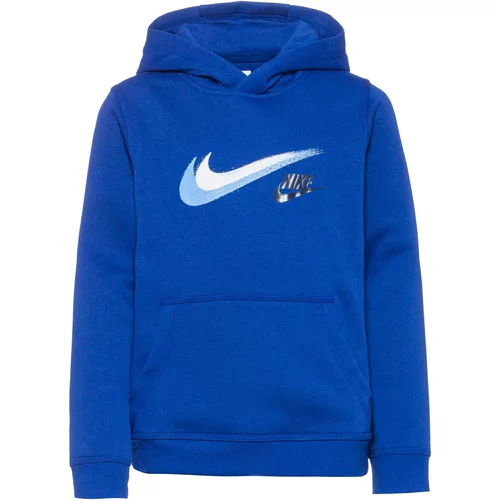 Nike Sportswear Sweater majica 'NSW' plava / crna / bijela