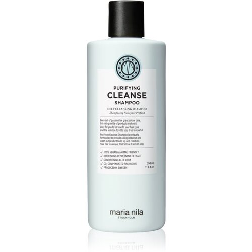 Maria Nila Purifying Cleanse šampon za dubinsko čišćenje za sve tipove kose 350 ml Cijene