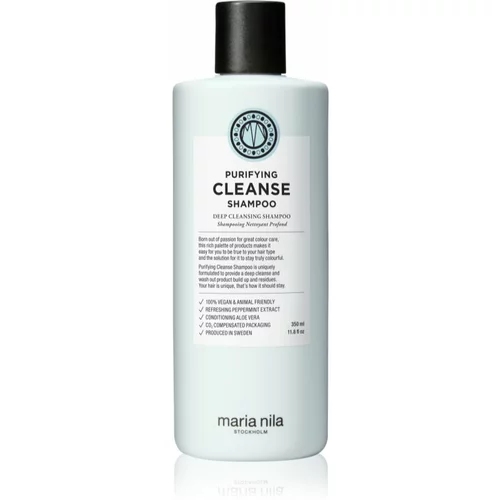 Maria Nila Purifying Cleanse šampon za dubinsko čišćenje za sve tipove kose 350 ml