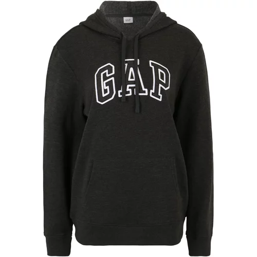 Gap Tall Sweater majica antracit siva / bijela
