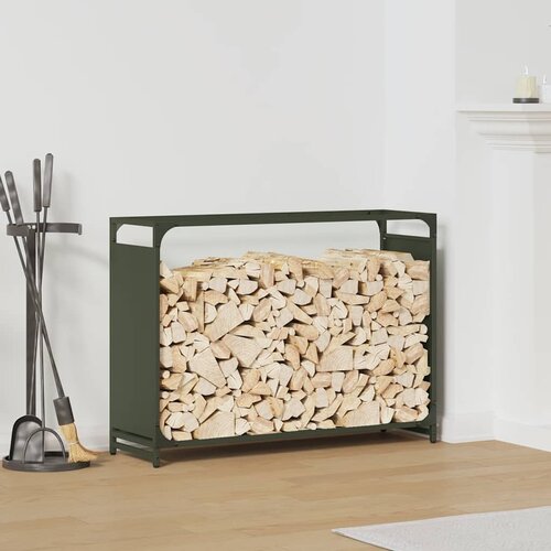 vidaXL Stalak za drva 90x28x65 cm hladno valjani čelik Cijene