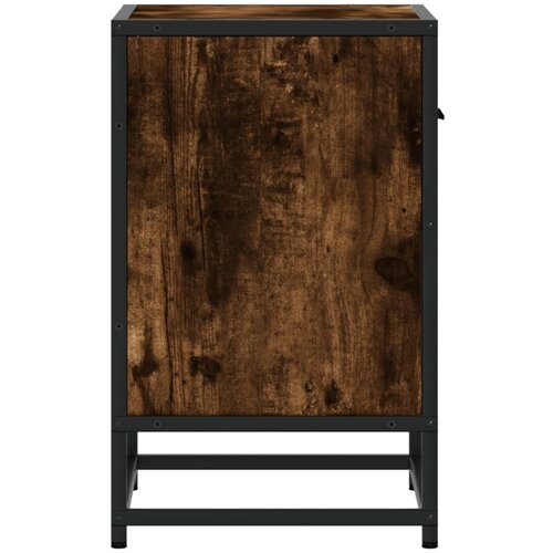  Noćni ormarići 2 kom boja hrasta 40x31x50 cm konstruirano drvo Smeđa Slike