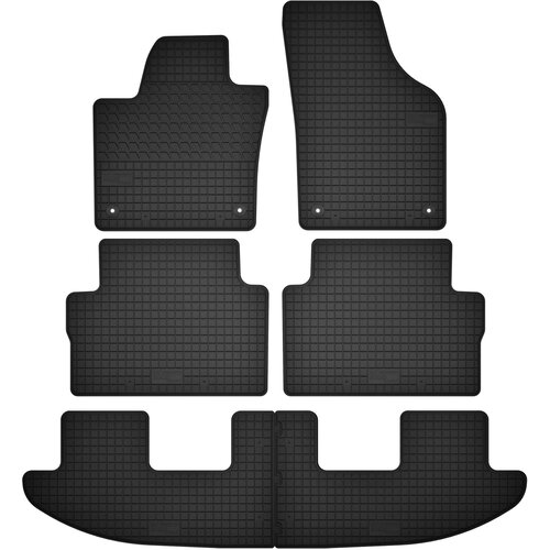 Wielganizator gumijaste preproge 3 vrste, 7 oseb za: enoprostorec Volkswagen Sharan II (od 2010 do 2022), (22129769) Cene