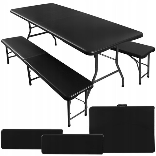 Malatec Set vrtne prenosne zložljive mize in 2 klopi 180cm, (5000184232) Cene