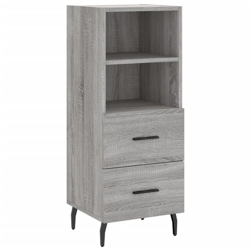 Maison Chic Komoda - Predalnik siva sonoma 34,5x34x90 cm inženirski les, (21717648) Slike