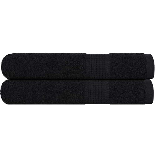 vidaXL Ručnici 2 kom crni 100 x 200 cm 360 gsm od 100 % pamuka Cijene