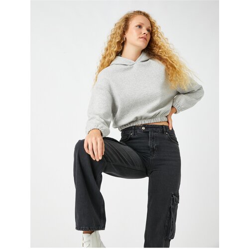 Koton Sweatshirt - Gray - Relaxed fit Slike